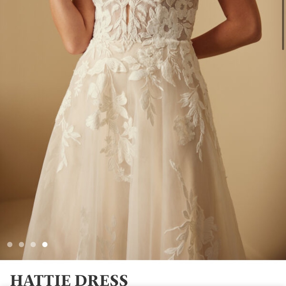 Cream Floral Wedding Dress of my DREAMS